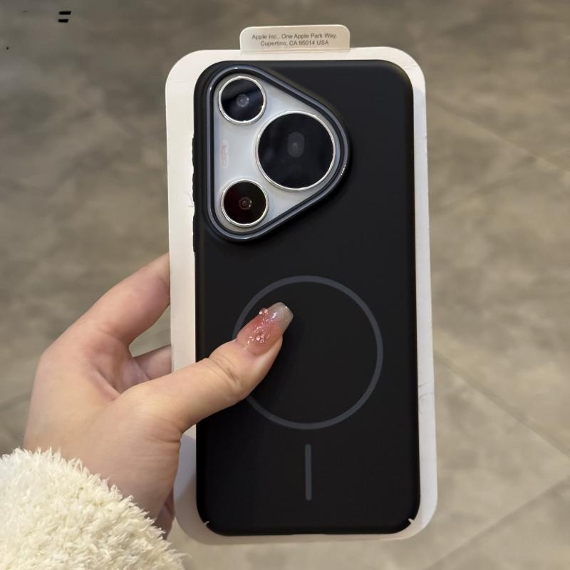 Чехол для HUAWEI Pura 70 Ultra Pura 70 Pro Простой и мягкий магнитный ПК приятный на ощупь противоударный чехол для HUAWEI P60 Pro Funda