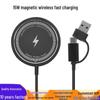 15W MagSafe Magnetic Wireless Charger for Apple Phones with Dual Interface