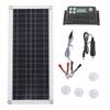 30W Solar Panel 30A Charger Voltage Controller Kit Polycrystalline Silicon for 12V Car RV Boat Marine Trailer