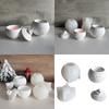 Flexible Silicone Mold For Snowflake Sphere Candle Holder Perfect For Festive Holiday Decor And Creative DIY Projects