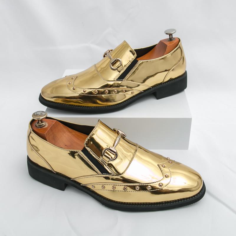 Fashion Street Trendy Leather Casual Shoes Fashionable and Comfortable Hairstylist Leather Shoes Quality Business Men's Casual Loafers