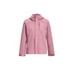 Solid Color Casual Hooded Long Sleeve 3-In-1 Jacket Women Outerwear Pink 1371593-697