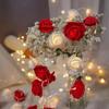 LED Rose Flower String Lights for Valentine's Day, Weddings, Proposals & Romantic Decorations