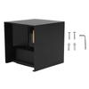 LED Outdoor Wall Sconce Outside Up Down LED Wall Lamp 12W 3500K Cube Square Warm Light Adjustable