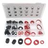 141PCS Rubber O Ring Set -18 Sizes Gaskets Seal Nitrile Rubber Bands High Pressure O-Rings Repair Kit, Sealing Elastic Band