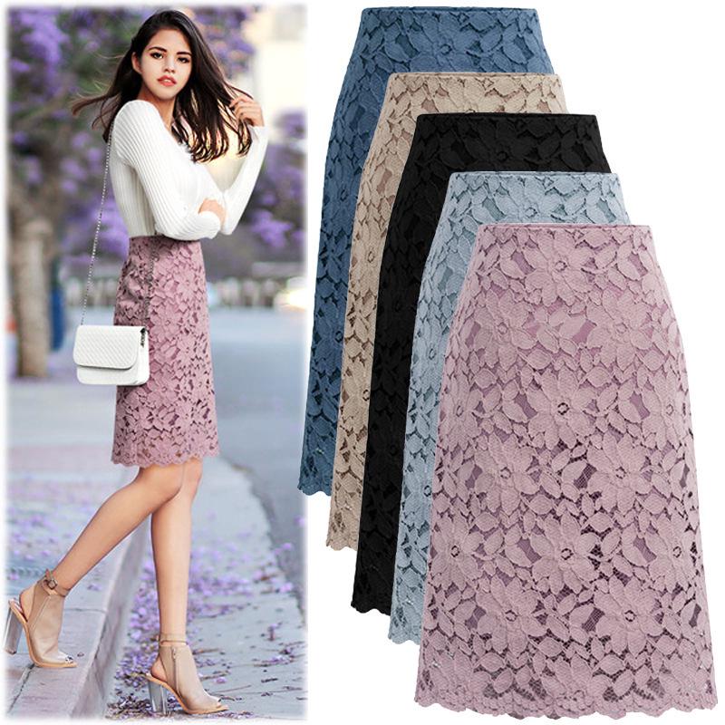 Women's Fashion Casual Solid Color Print Summer Spring Skirt