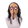 Bloody Stitched Bird Mouth Mask Cosplay Horror Beak Helmet Full Face Latex Headwear Halloween Masquerade Party Costume Prop