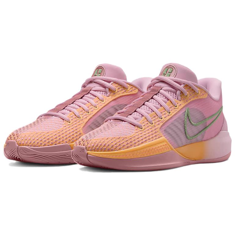 Nike Sabrina 1 EP West Coast Roots Women Sneakers Pink Medium-Soft-Pink Oil-Green FQ3389-600