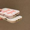 For iPhone 16 Plus Case Two Bow Epoxy Design TPU+PC Phone Back Cover Rhinestone Decor