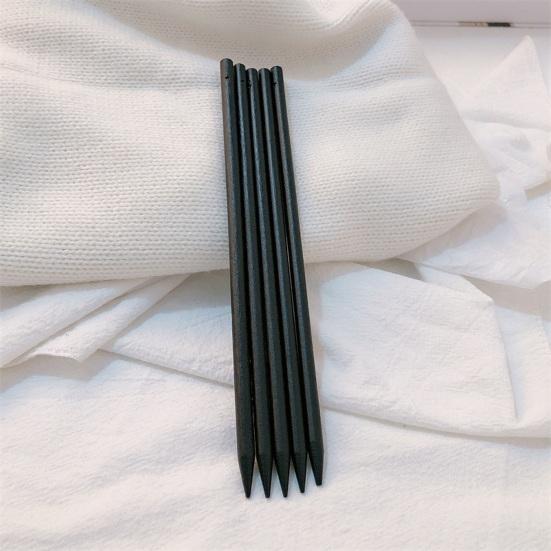 2Pcs Chinese Style Hairpin Black Wood Hair Pin Stick Hairpin Chopsticks Hair Women Long Decoration Hair Accessories