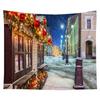 Christmas Decoration Tapestry Snowflake Santa Claus Room Decoration Fireplace Tapestry Gift Christmas Wall Decoration Home