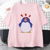 Azumanga Daioh Chiyo Mihama T-shirts WOMEN Summer Penguin Japanese Anime Tshirts 100% Cotton Kawaii/Cute Short Sleeve Streetwear