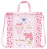 Sanrio My Melody Quilted Hand String Drawstring Bag (Rose)