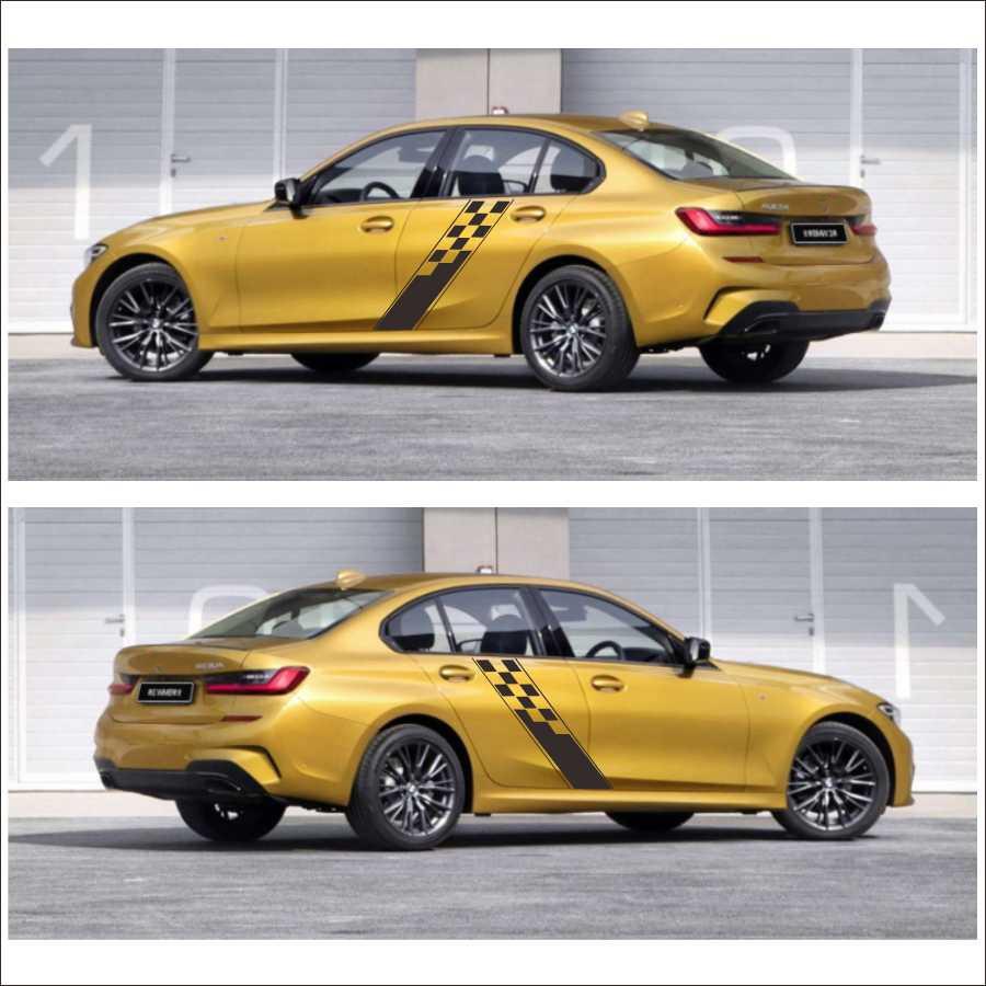 Raceing Style Car Door Stickers Vinyl Film Automobiles Accessories Universal