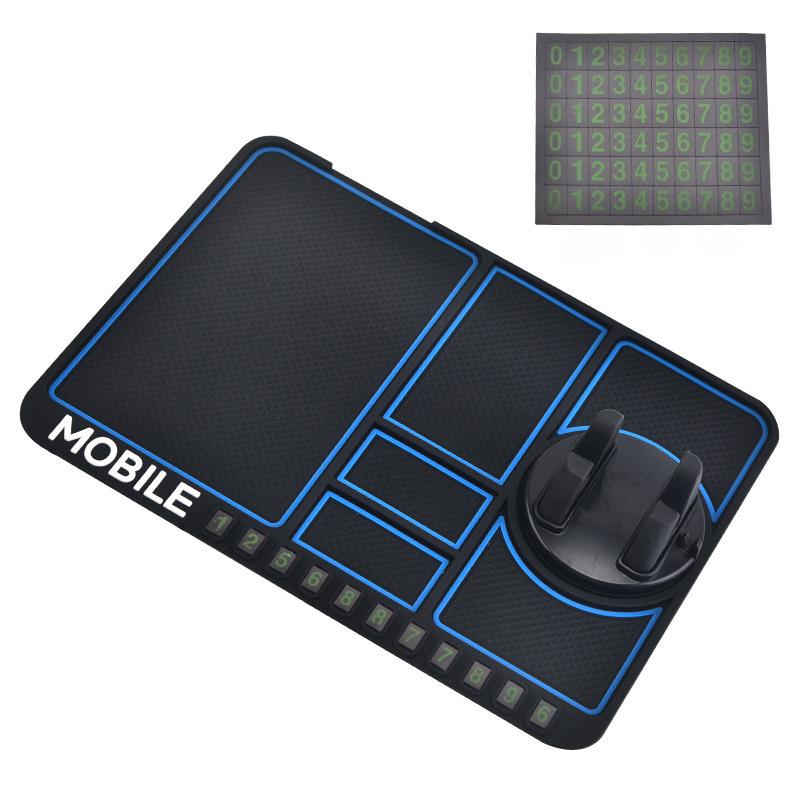 Multi-Functional Car Anti-Slip Mat Auto Phone Holder GPS Navigation Storage Cushion Car Interior Accessories Car Dashboard