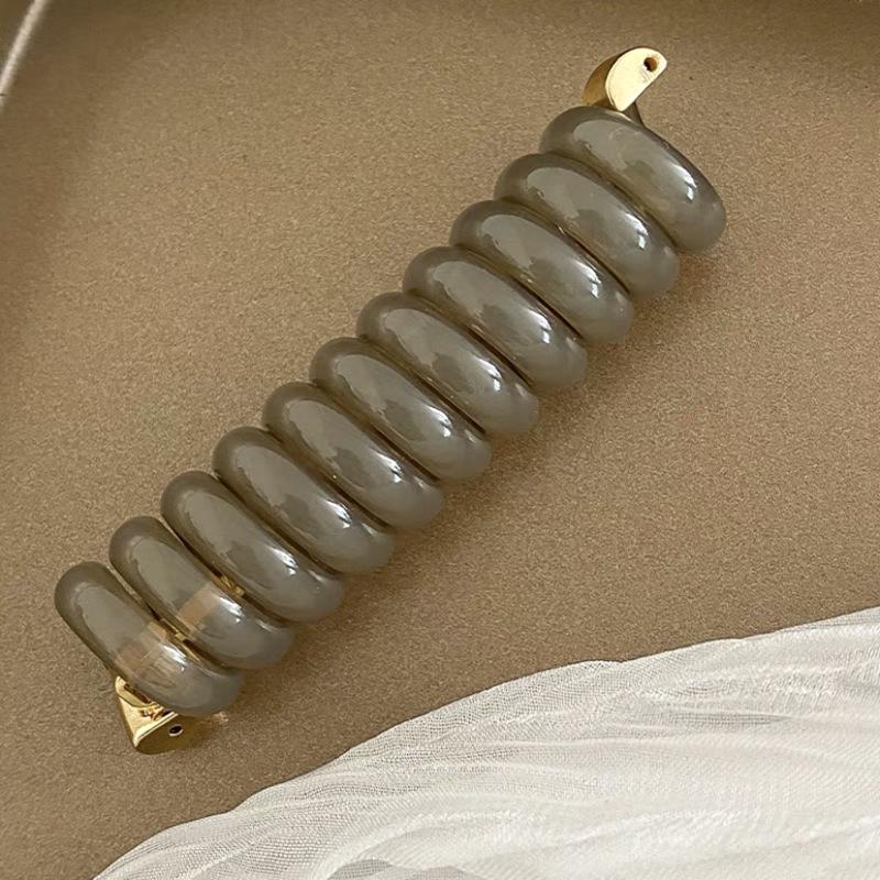 Japanese Style Elastic Hair Tie - Versatile Telephone Cord Ring for Braiding & Ponytails - Women's Hair Accessories