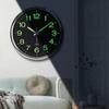Wall Clock with Glow Dark Hands Tick-free Ultra-quiet Wall Clock Wall Clock for Elderly with Silent for Bedroom for Kitchen