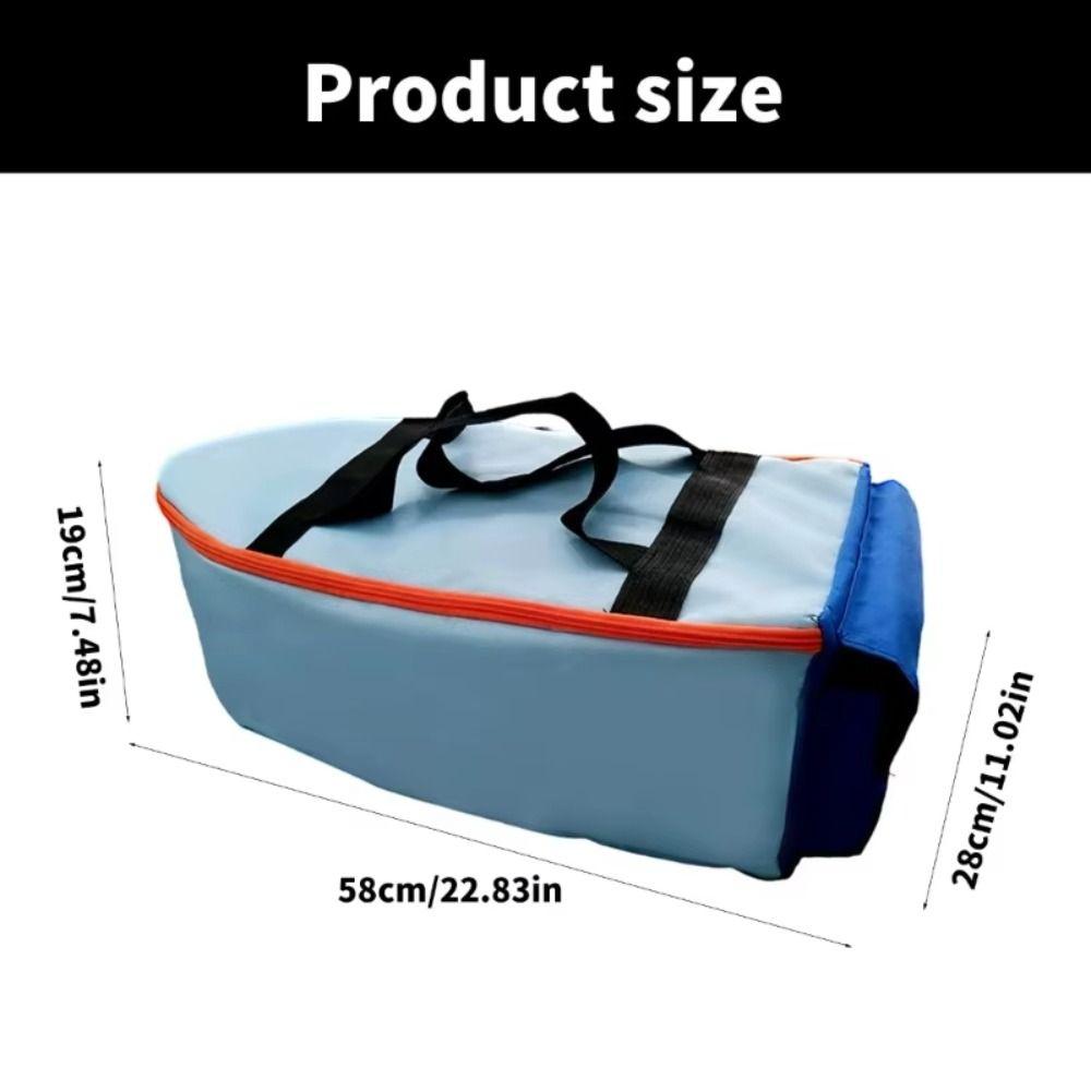 Waterproof Bait Boat Carry Bag Zipper Closure Bait Boat Handbag Outdoor Sports