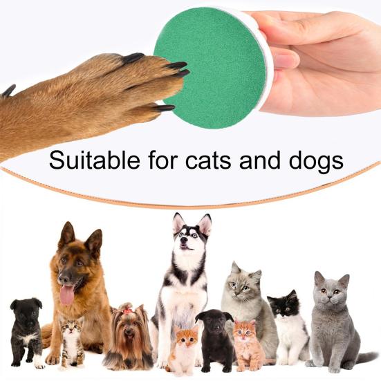 Dog Nail File Kit for Stress-Free Grooming Ergonomic Design Replaceable Matte Paper Pet Nail Trimmer for Cats Dogs