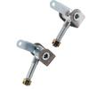 1 Pair M16 Front Steering Knuckles Right Left Steel Alloy Spindle Bracket Set Fit for 110cc 125cc 150cc 200cc 250cc Go