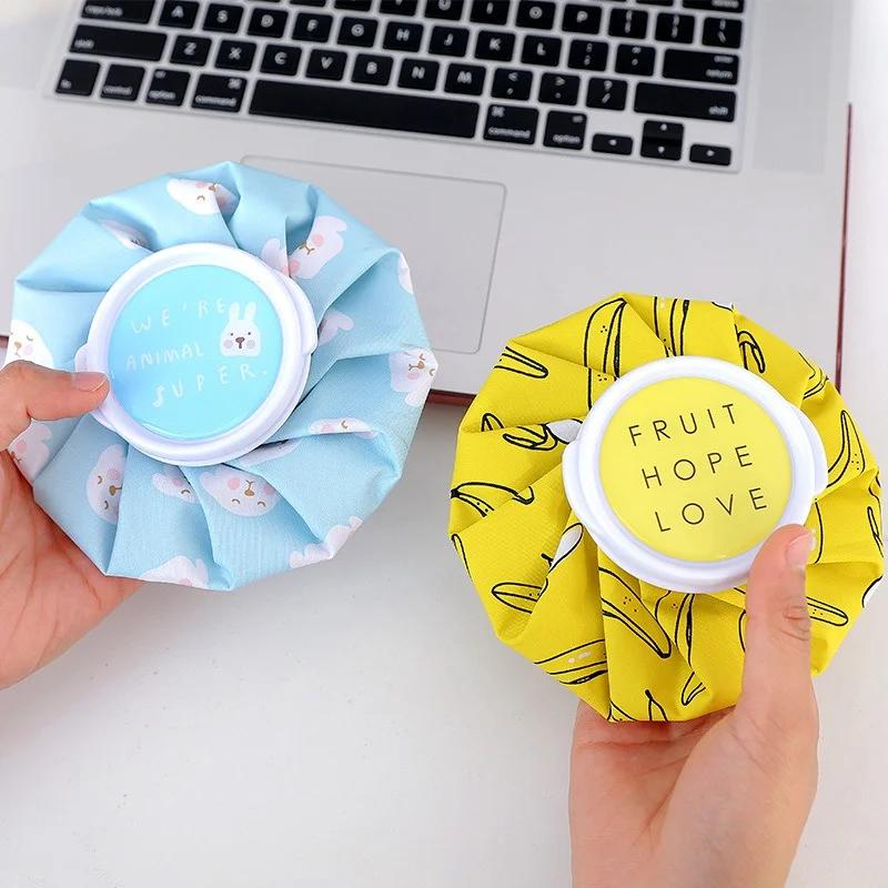 Cute Cartoon Pattern Ice Pack Physical Cooling Multi-Purpose Therapy Bag Cold And Hot Physiotherapy Cloth Water-filled Ice Bag