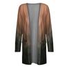 Women's Fashion Loose Casual Pocket Print Long Sleeve Cardigan Jacket Tops