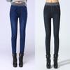 Autumn Winter Jeans Women's Pants Padded Jeans Thickened Elastic Waist Leggings Pencil Pants