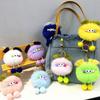 1pc Plush Cartoon Keychains Cute Bag Pendant Kawaii Keyring Car Charm Key Accessories