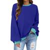 Women's  Sweatshirt Casual Long Sleeve O Neck Loose Pullover Tunic Top