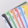 A4 Transparent Rotating Clip Folder - Plastic Binding Clip for Students and Office Use