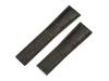 King Watch Parts Compatible with Tag Heuer For D Buckle External Product Belt Embossed Croco Black [Import Original] 22/18mm