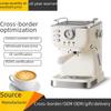 High-Pressure Italian Semi-Automatic Espresso & Milk Foam Coffee Maker for Home or Office