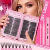 504 Clusters Of Single-Cluster False Eyelashes 8-16Mmdiy Segmented Natural Dense D-Curve Self-Grafting