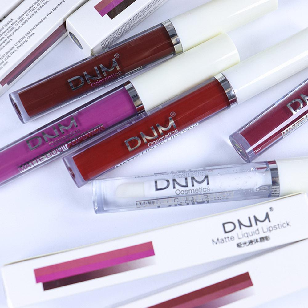 DNM 19 Colour Matte Lip Gloss Waterproof Long Lasting Non-Fading Lip Glaze Multicolour Non-Stick Lipstick