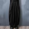 Plus Size Black Vintage High Waist Casual Loose Spring Summer Autumn Harem Pants Women Trousers