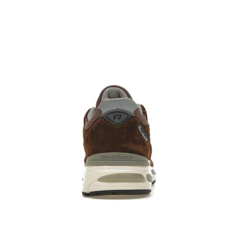 New Balance 991v2 Made In England Pinecone Men Sneakers Brown U991BR2