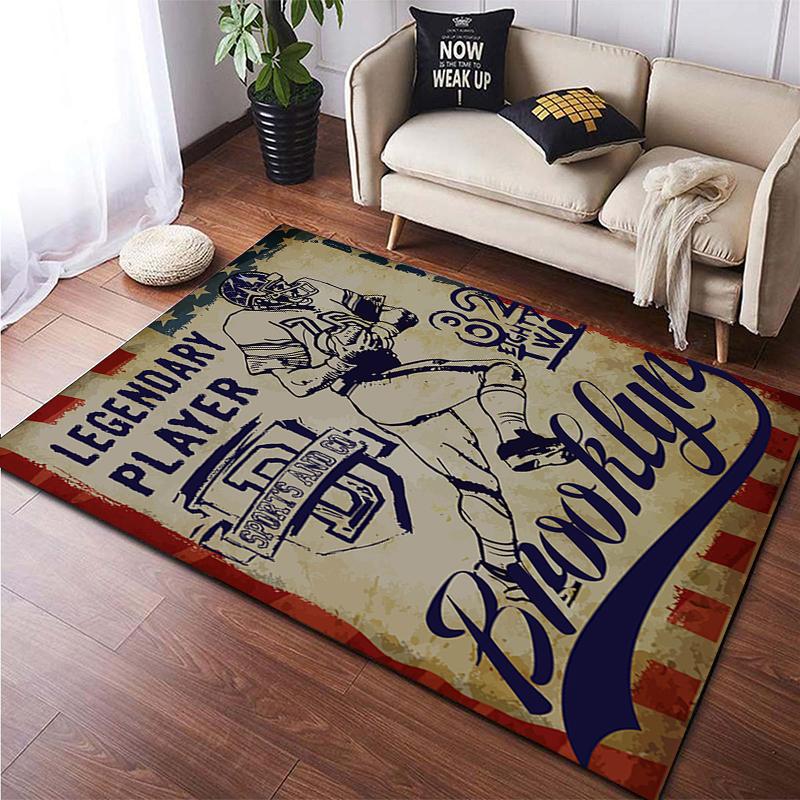 Vintage Decorative Carpet Motorcycle Pad Non Slip Home Decor Kitchen Mats Floor Carpets Living Room Washroom Floor Mat Area Rug