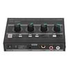AMP?14II 4 Channel Headphone Amplifier Compact 4 Way Stereo Headphone Amplifier with 12V 2A Adaptor