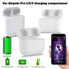 Replacement Wireless Charging Box For Airpods Pro 1/2/3 Bluetooth Earphone 600mAh Battery Charger Case With LED Indicator Light