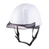 TOYO Helmet with Smoke Built-in Fan, White, Peak, No. 395F-S