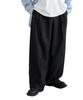 WEGO Unisex Wide Leg Straight Leg Korean Size Black Men's Slacks, Pants, Bottoms, Autumn/Winter Clothes, Style, Simple, Gift, Classic,