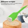 Silicone Scraper for Baking Cooking Scraping Mixing Colorful Heat Resistant Spatula Non Stick BPA-Free Kitchen Tools for Home Restaurant