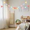 3M Triangle Bunting Colorful Banner Festival Decoration Pennant Flag Home Party Carnival Decor Banner Baby Shower Fabric Garland