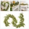 Рождественские гирлянды 180 см Искусственная сосновая зелень Гирлянда Водонепроницаемые рождественские украшения Для помещений Свадебные принадлежности для вечеринок