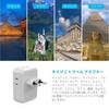 VITNAR Type C Power Adapter Converter for International Includes 4 AC 2 USB A and 1 Type C Port for and More Use, Outlets, Ports, Korea, Spain,