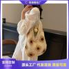 Pastoral Woven Bag Women's New Fashion Versatile Hollowed-out Vacation Armpit Bag Versatile Seaside Beach Bag