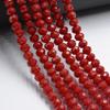 Dark Red Series Shining Multicolor 4/6mm Crystal Beads Rondelle Shape Jewelry Findings Earring Glass Quartz Charms Bracelet Accessories