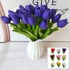 10Pcs/Set Artificial Tulip Flowers Home Prop