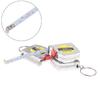 1M/3Ft Retractable Stainless Steel Pocket Measuring Ruler Tape Measure Keychain
