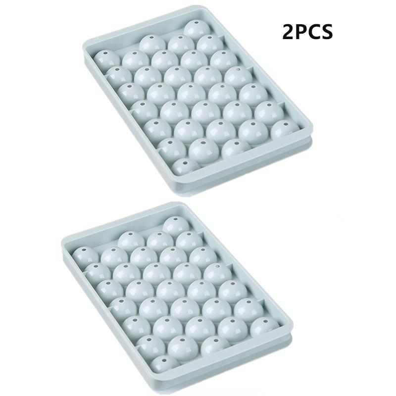 33 Ice Boll Hockey PP Mold Frozen Whiskey Ball Popsicle Ice Cube Tray Box Lollipop Making Gifts Kitchen Tools Accessories